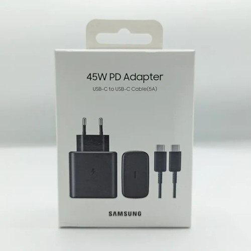 شارژر دیواری 45W اورجینال سامسونگ مدل TA845 همراه با گارانتی با کابل 1.8