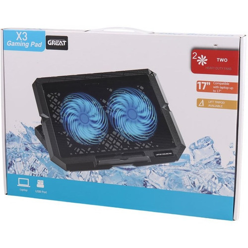 پایه خنک کننده گریت دو فن مدل GR-X3