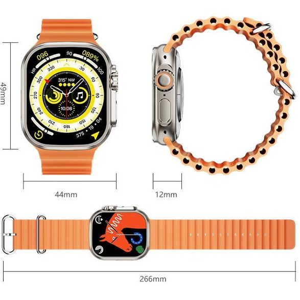 ساعت هوشمند پرووان مدل PWS14 با بدنه رویی زینک و بند سیلیکونی