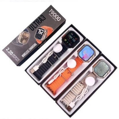 ساعت هوشمند T9000 ULTRA3 با نمایشگر OLED و بدنه آلومینیومی