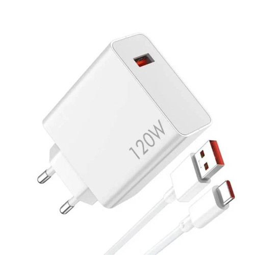 شارژر دیواری اورجینال شیائومی 120W به همراه کابل اصلی
