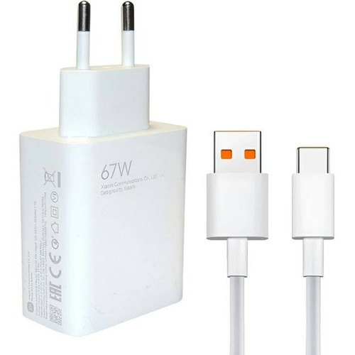 شارژر دیواری اورجینال شیائومی 67W به همراه کابل اصلی