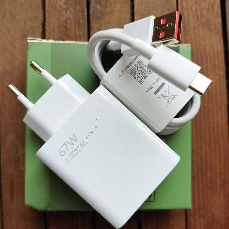 شارژر دیواری اورجینال شیائومی 67W به همراه کابل اصلی