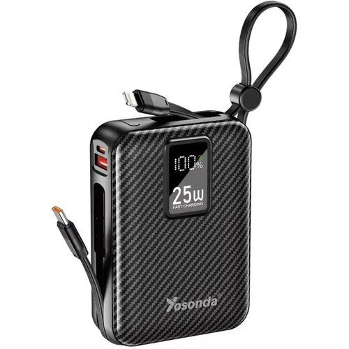 پاوربانک یوسوندا مدل YOSONDA P84 25W ظرفیت 20000 میلی آمپر ساعت