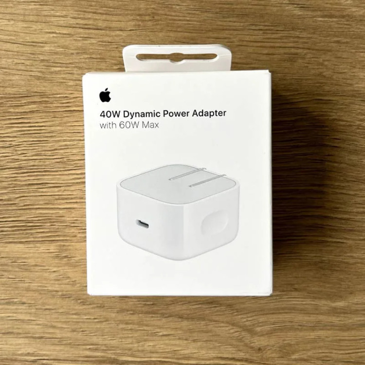 شارژر دیواری ۴۰ وات اپل (اورجینال-اپل استوری) | 40W Dynamic Power Adapter with 60W Max
