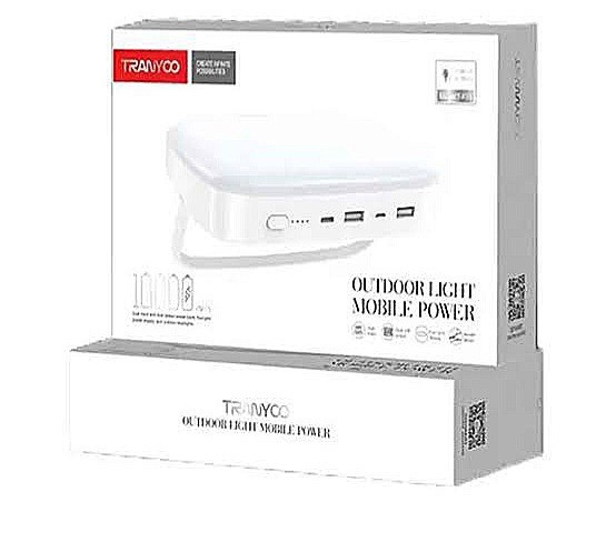 پاوربانک ترانیو مدل T-F15 ظرفیت 10 هزار میلی آمپر