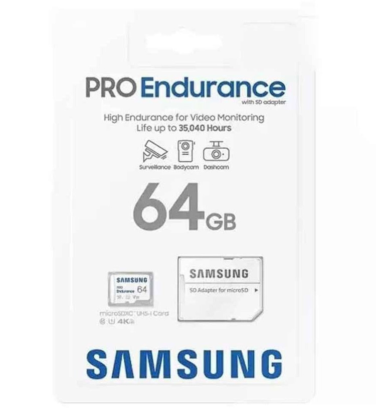 کارت حافظه سامسونگ مدل PRO Endurance ظرفیت 64 گیگابایت class10 (گارانتی مادام العمر )