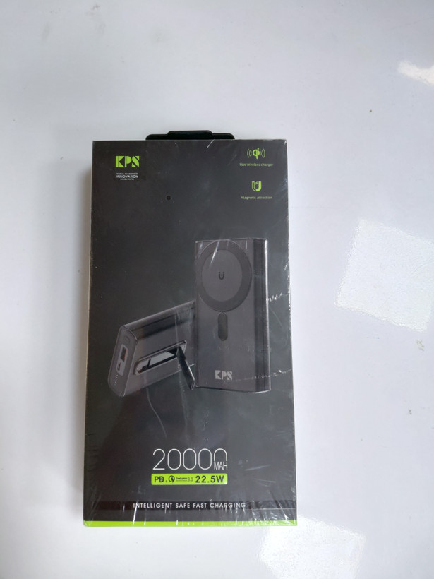 پاوربانک وایرلس کی پی اس مدل WPG -203 22.5W ظرفیت 20000 میلی آمپر ساعت